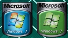 Часы с логотипом Windows 7