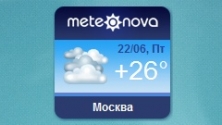 Прогноз погоды от Meteonova